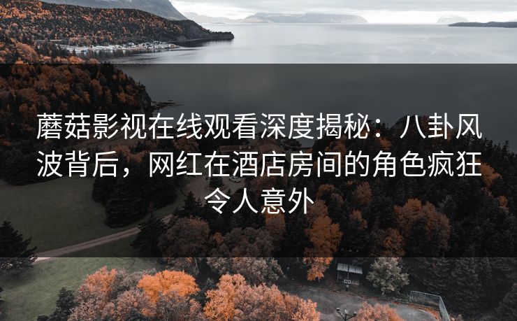 蘑菇影视在线观看深度揭秘：八卦风波背后，网红在酒店房间的角色疯狂令人意外